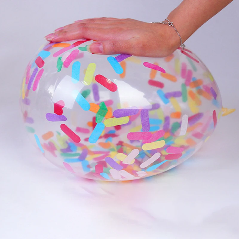 10/20/30 Stuks 12Inch Confetti Ijs Confetti Ballon Verjaardagsfeestje Baby Shower Bruiloft Kerst Decoratie Scène Lay-Out