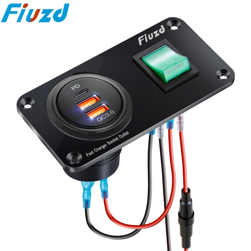 Presa Accendisigari 12v Presa USB Da 12 V Accessori Per Barche Pannello Elettrico A Spina Ricambi Camper Rimor - Foto 9