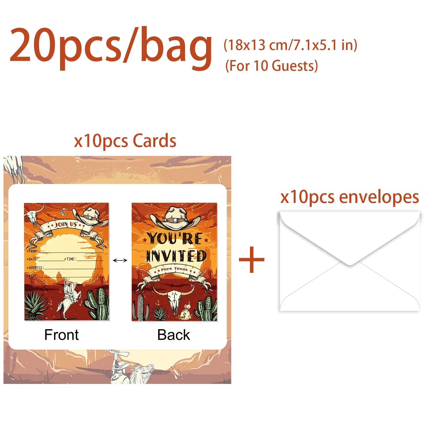 20/10 stücke Fußball Cowboy Weltraum Meerjungfrau Einladungskarten Gruß Einladungskarten Für Geburtstag Baby Shower Party Supplies – Detail 8