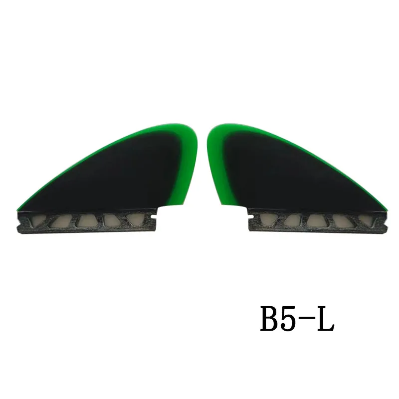 B5-L Surf Fins BiLong Futures Fin Wake Surfing Surfboard Fins Skimboard Fiberglass Indoor Surfboard Short Fin Small Side