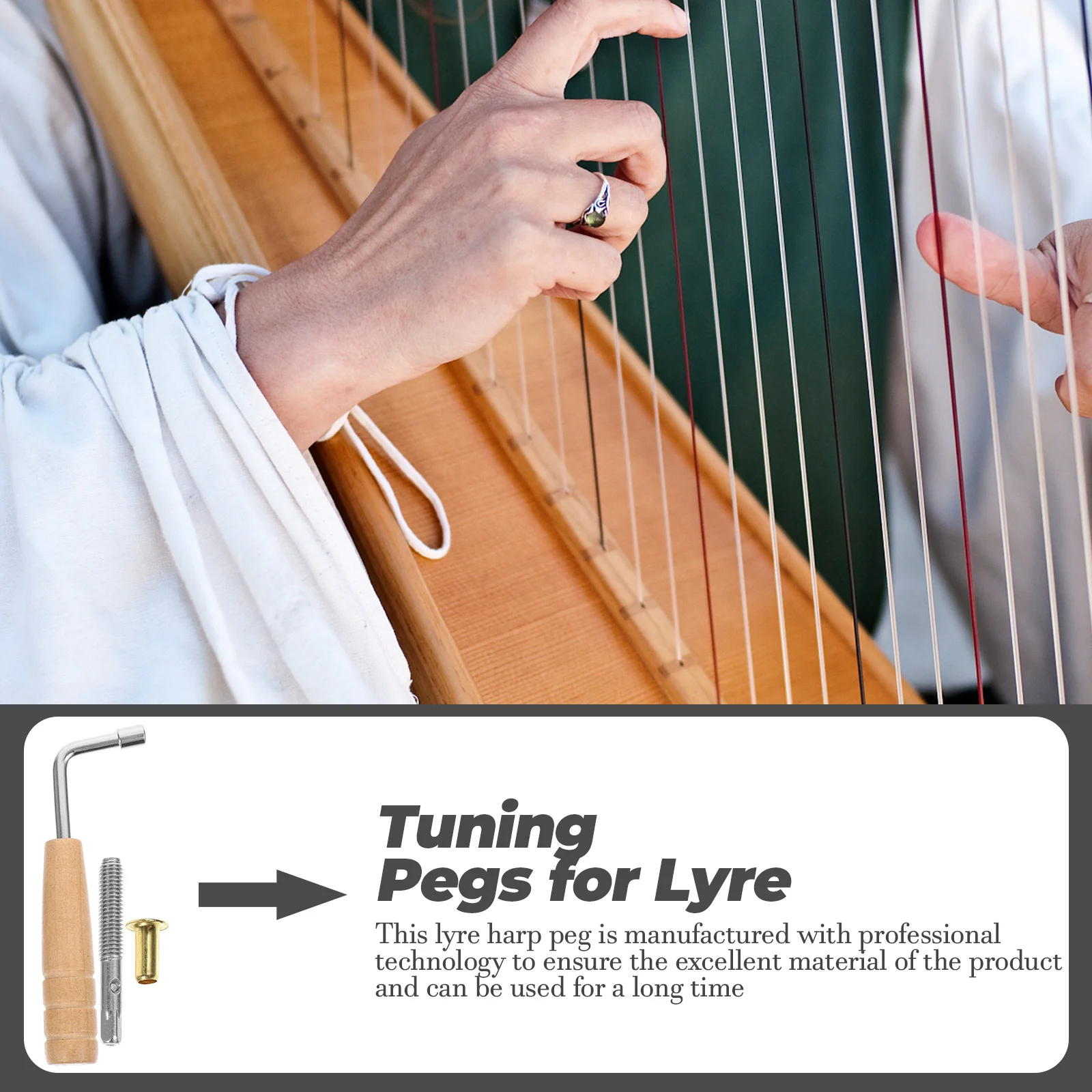 Рисунок 5 - Lyre Harp Колки для настройки Pegnail аксессуары