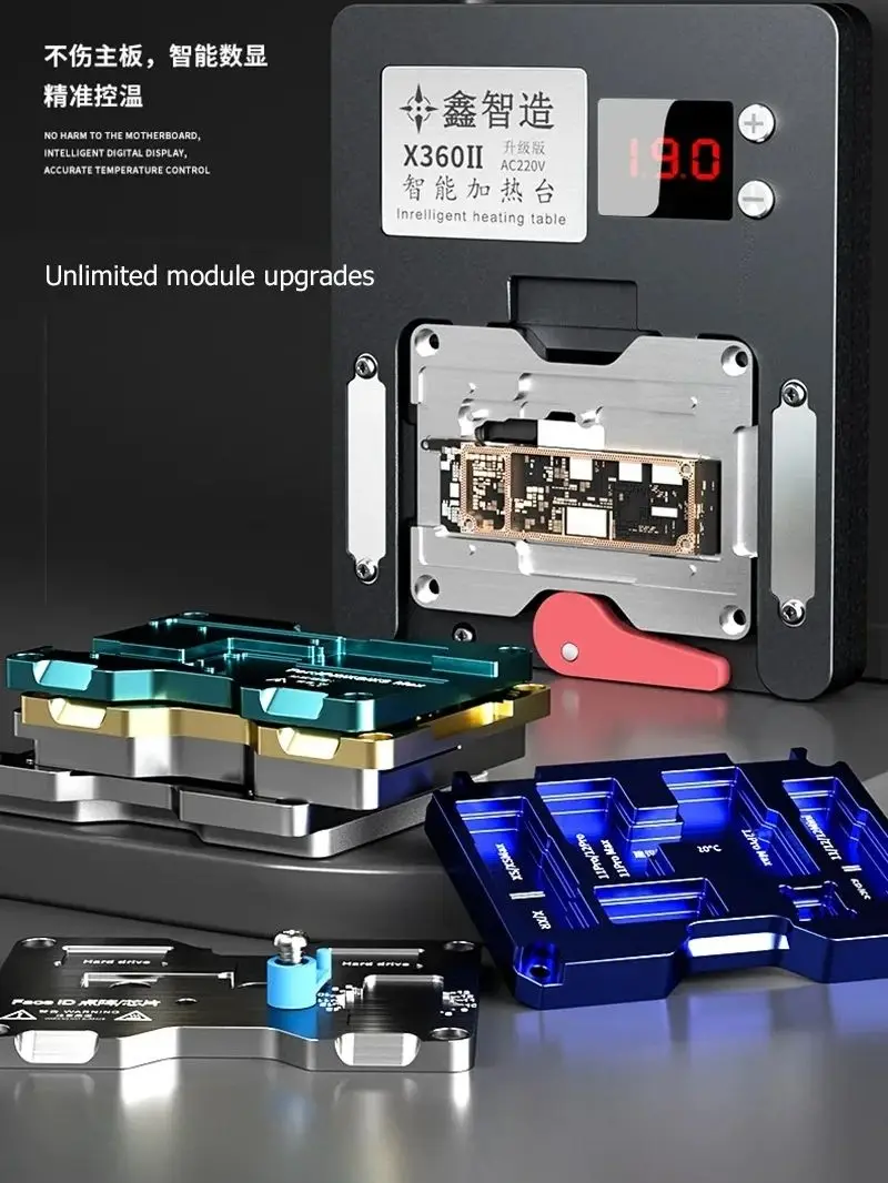 XZZ Xinzhizao X360 i Preheater for iPhone X 11 12 13 14 15 16 PRO MAX Heating Face ID PCB Board Middle Layer Repair Tools Kit