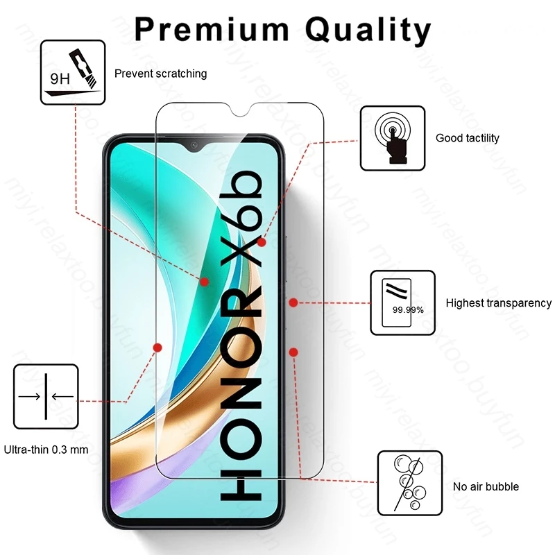 Premium Tempered Glass Screen Protector Film - High Durability and Clarity
