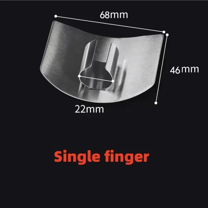 Kitchen Tool Accessories Stainless Steel Finger Guard Safety Vegetable Cutter Hand Guard Tool Kitchen Cut Finger Protector