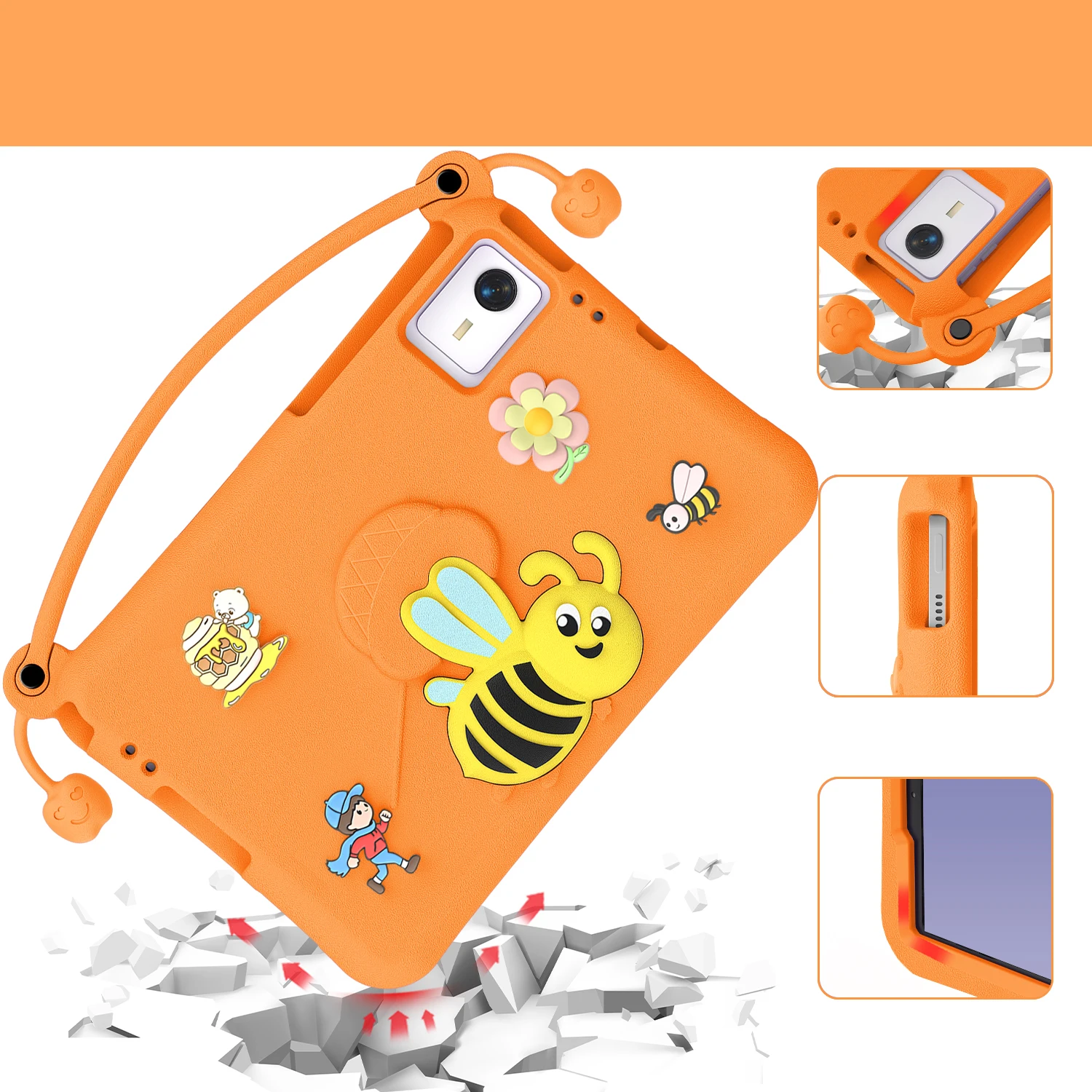Durable Kids EVA Foam Protective Case with Handle Stand