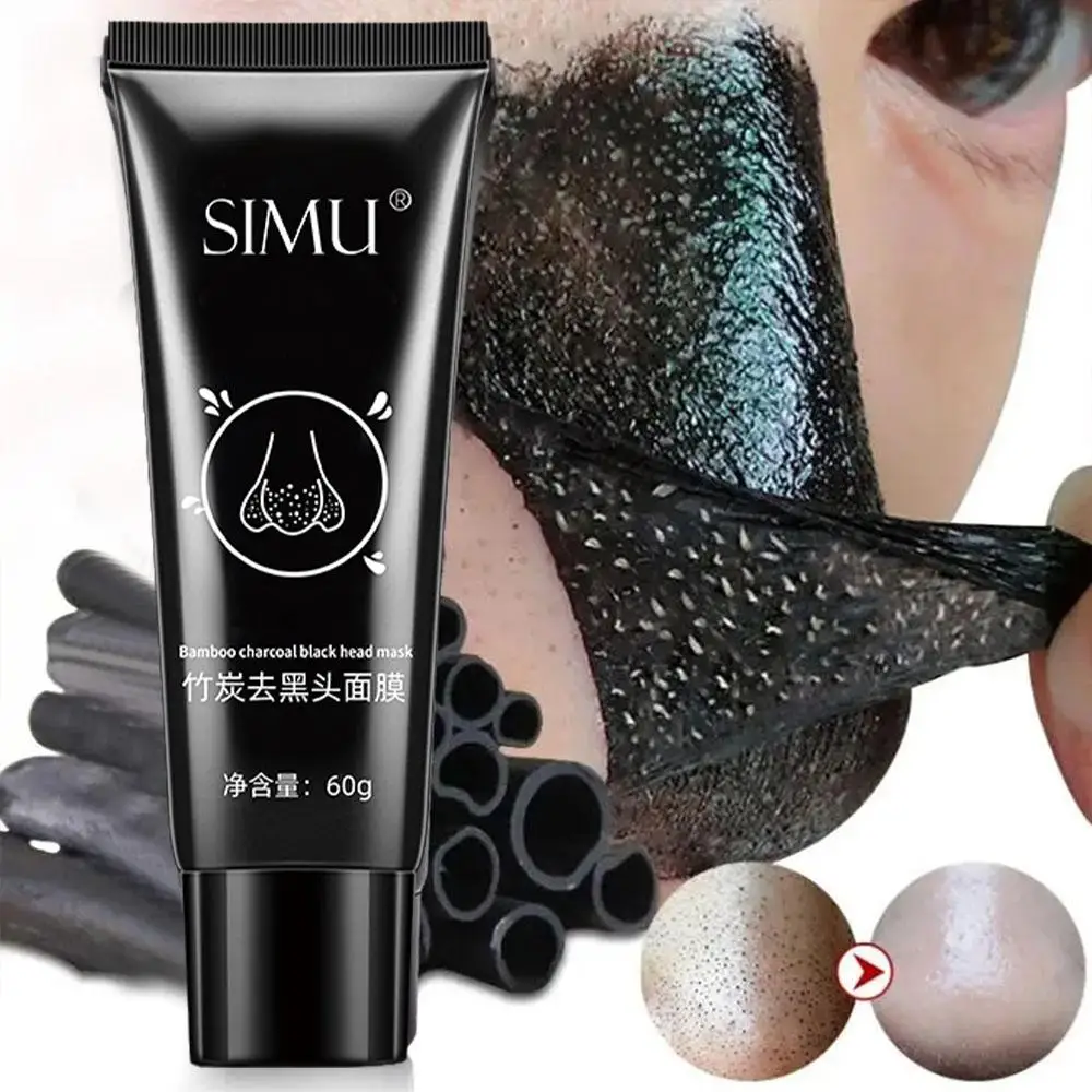 

Bamboo Charcoal Blackhead Remover Peel Off Mask Oil-Control Acne Cosmetic Cream Cleansing Nose Deep Black Mask Face Dots Fa L7B5