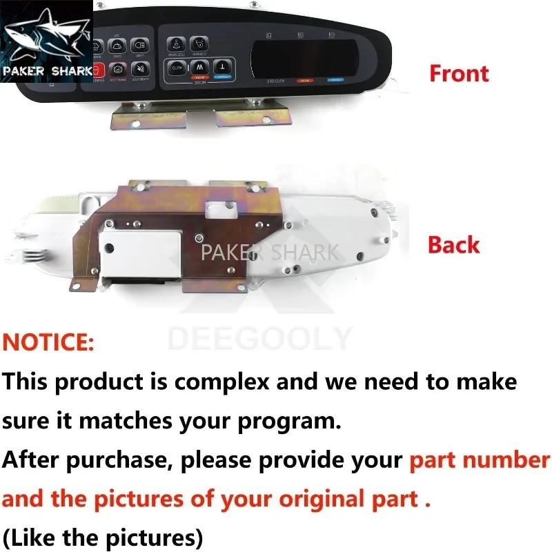 KHR3135 KHR3826 스미토모 SH120-3 SH200-3 SH350-3 A3 모니터 CX130 CX240 중고 모니터 클러스터 게이지 어셈블리 중고 굴삭기