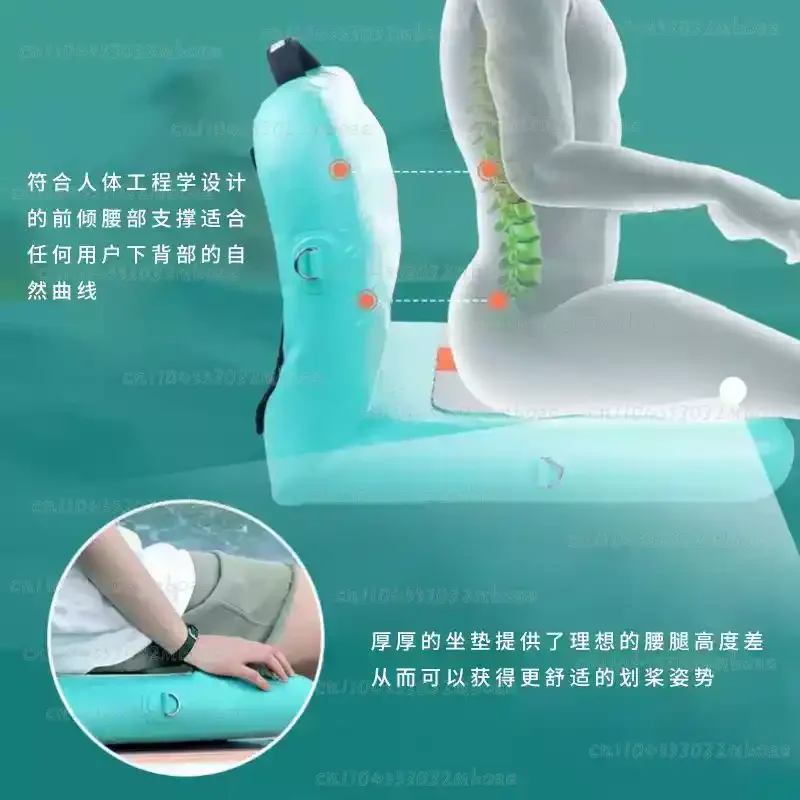 PVC 서핑 패들보드 풍선식 시트, 카약 카누 방수 등받이 쿠션, 조절 가능한 시트