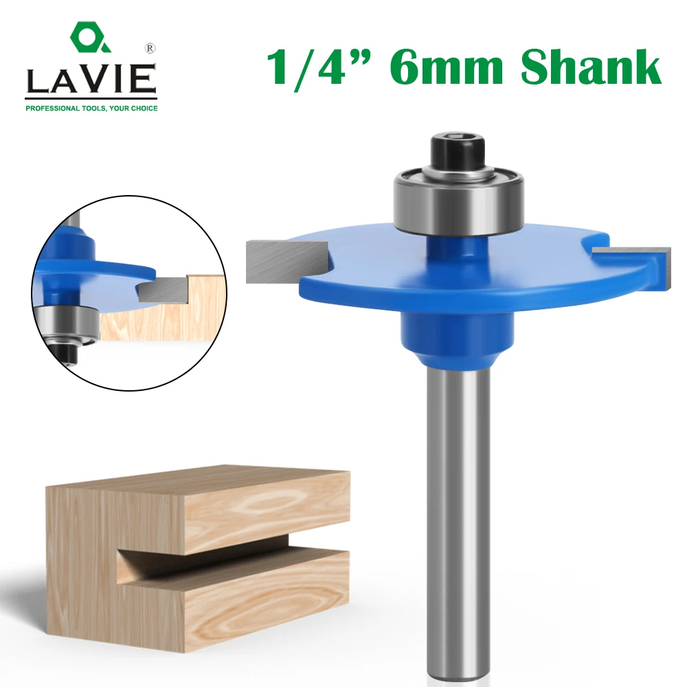 

1pc 6mm 6.35mm Shank T-Sloting Biscuit Joint Slot Cutter Jointing Slotting Router Bit 4mm Height Milling Cutter Wood Working