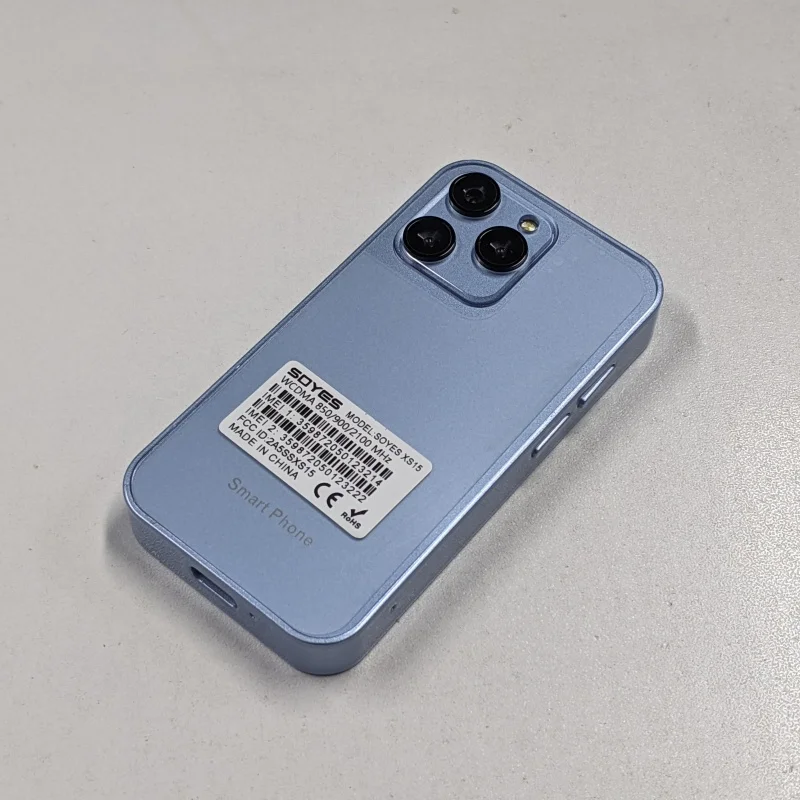 New SOYES XS15 Mini Smartphone 3.0inches MTK 2GB RAM 16GB ROM WCDMA 3G Dual SIM 2MP Rear Camera 480x854 Type-C Android Cellphone view 3