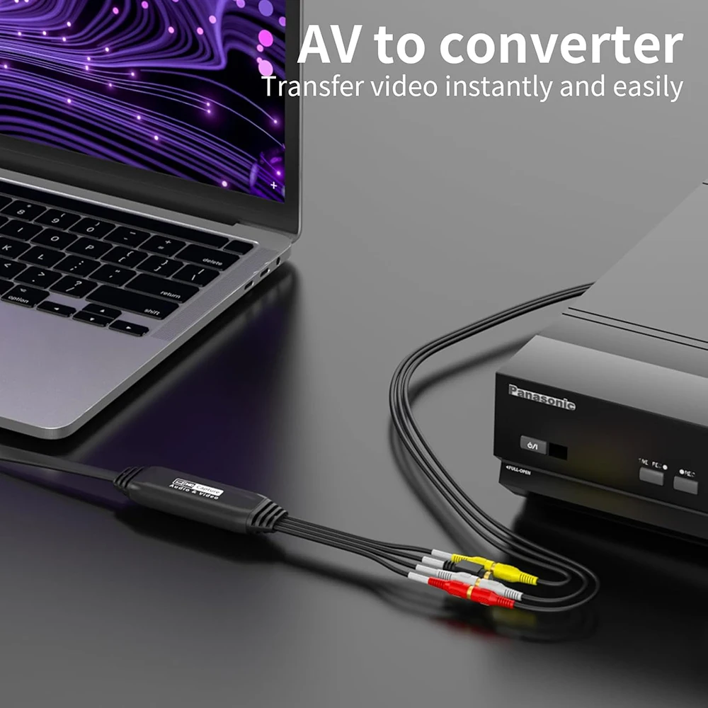 USB 2.0 Video Capture Device for Analog to Digital Conversion