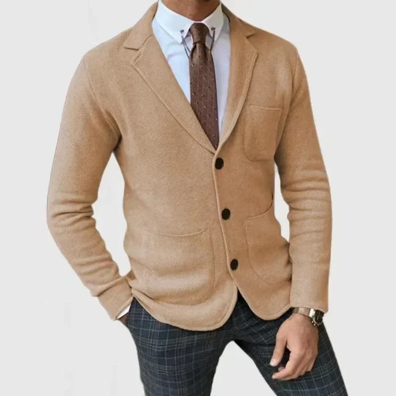 Men's Coat Autumn and Winter Fashion Slim Fit British Suit Casual Formal Blazer for Men mens blazer
