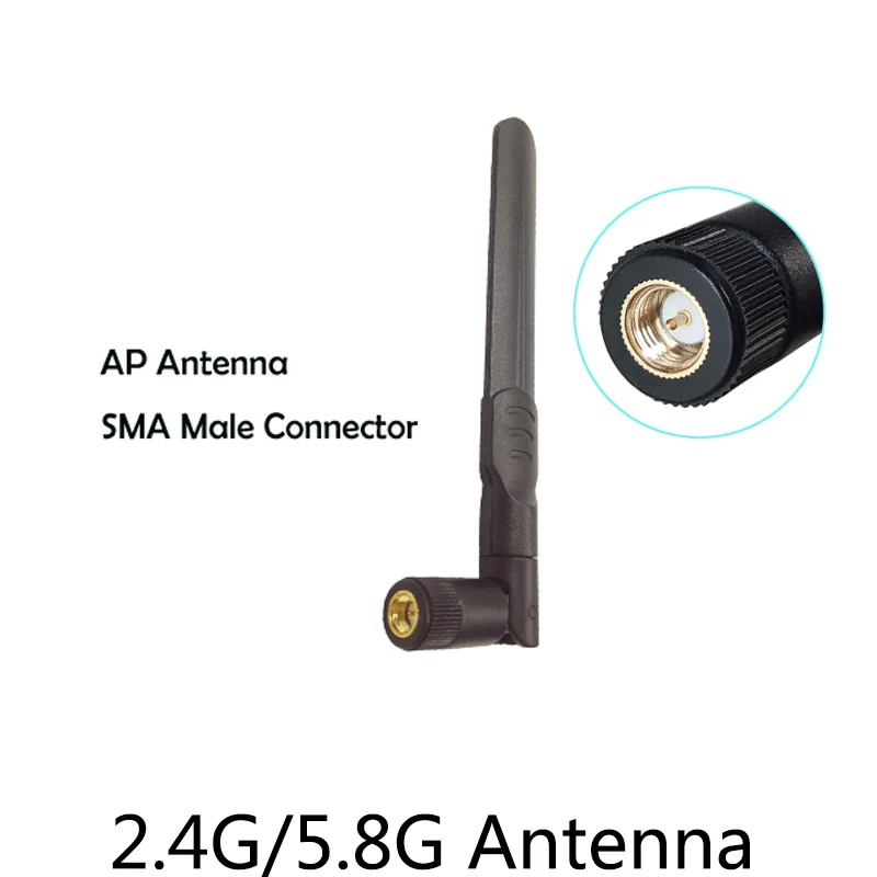 eoth 2.4g wifi Antenna pbx 5.8 Ghz 2.4ghz 8dBi SMA Male female Connector Dual Band wi fi Antenne wireless router antena iot wifi antenna