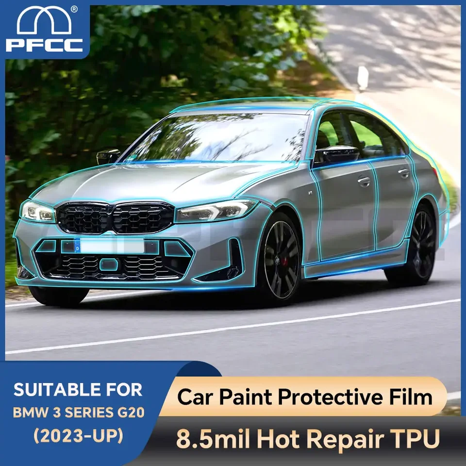 Kit De Film De Protection Peinture PPF/TPU Transparent Pour BMW Série 3 G20 (2023+)