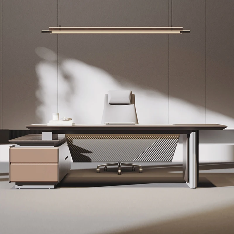 

Italian Modern Coffee Luxury Boss Table Storage Nordic Office Desk Italian Executive Scrivanie Per Computer Office Furniture