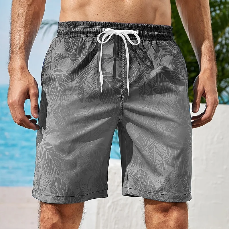 Gradient Graphic Beach Shorts For Men Colorful 3D Printed Board Shorts Summer Casual Vacation Short Pants Loose Surf Swim Trunks 6