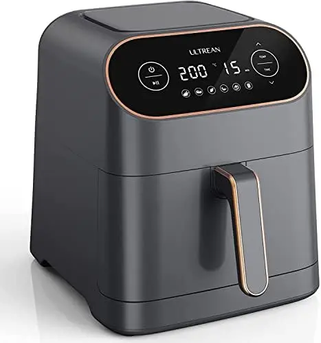

Air Fryer, 9 Quart 6-in-1 Hot XL Airfryer Oven Oilless Cooker, Large Family Size LCD Touch Control Panel and Nonstick Basket, E