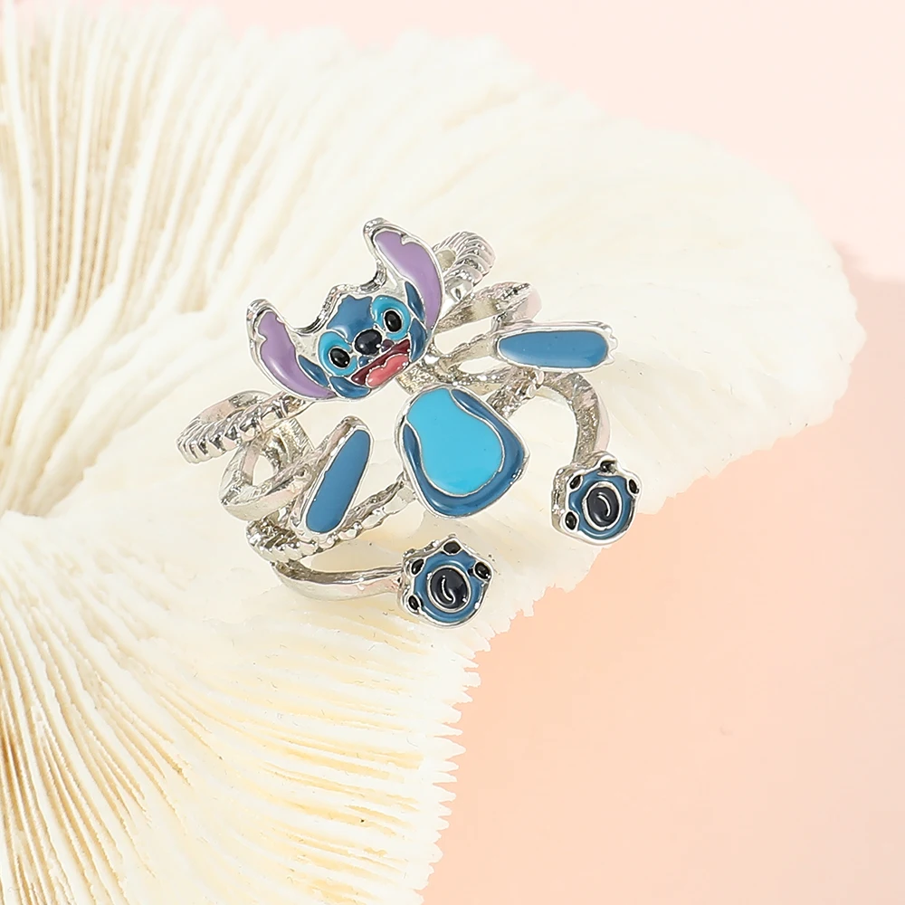 NEW Lilo & Stitch Cute Adorable Stackable Rings 