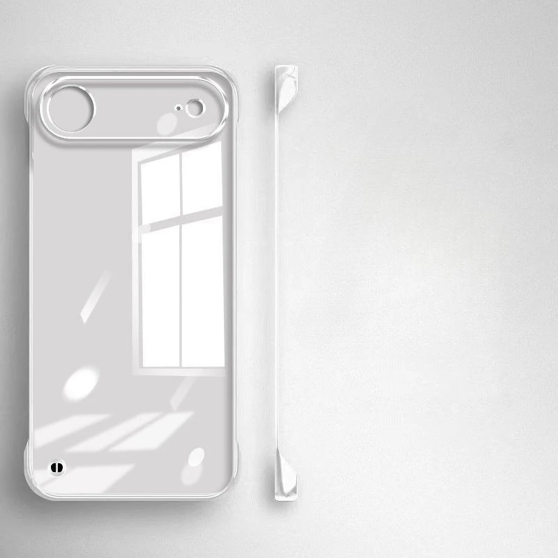 Ultra Thin Frameless Shockproof Bumper Case - Air Slim Hard Transparent Cover