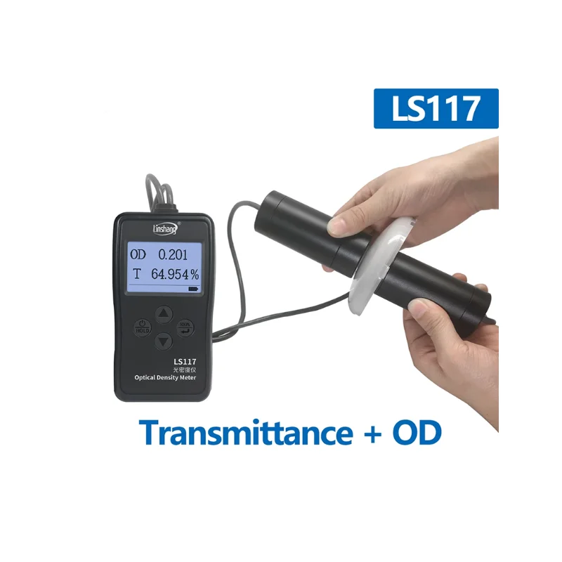Linshang LS117 Densitometer Optical Density Meter Test Dot Area Aluminum X-ray Film with OD VLT Transmittance Replace Xrite 341C