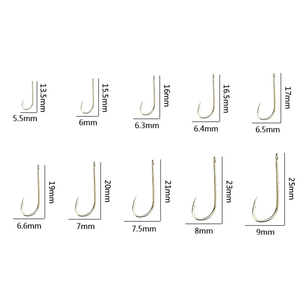 50-100 قطعة خطافات صيد فضية طويلة عرقوب خطافات صيد...
