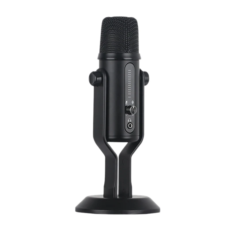 

LED Voice Control Breathing Light USB Microphone Live Recording Condenser Microphone