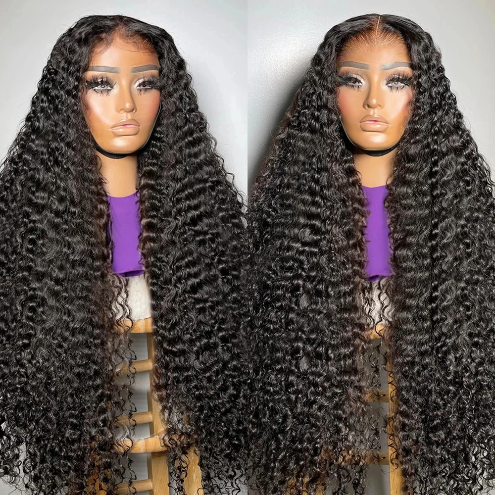

Deep Wave 13x6 Hd Lace Frontal Wig 40 Inch Curly Human Hair Wigs For Women Pre Plucked Brazilian 13x4 Water Wave Lace Front Wig