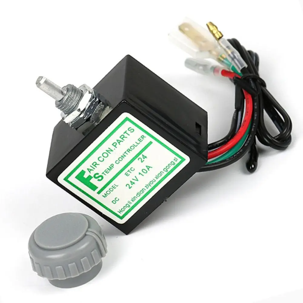 Termostato per Aria Condizionata Auto in ABS, Accessorio Auto, Termostato Elettronico A/C 12V/24V, Controllo della Temperatura - Image 2