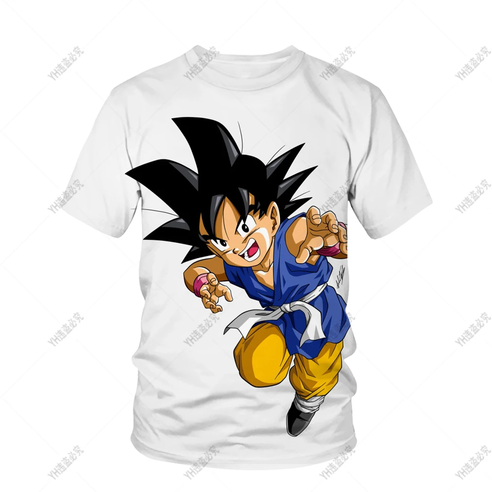 Anime Meninos Dragon-ball Z Imprimir T-shirt Harajuku Manga Curta Dos  Desenhos Animados Gráfico 3d Goku T-shirt para Crianças Hip Hop Unisex  Roupas - AliExpress