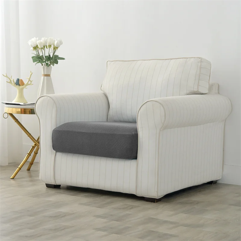 1 2 3 Seater Polar Fleece Sofa Seat Cushion Cover Elastic Armchair Seats Cover Anti-dirt Cushion Protector Seat Slipcovers 3