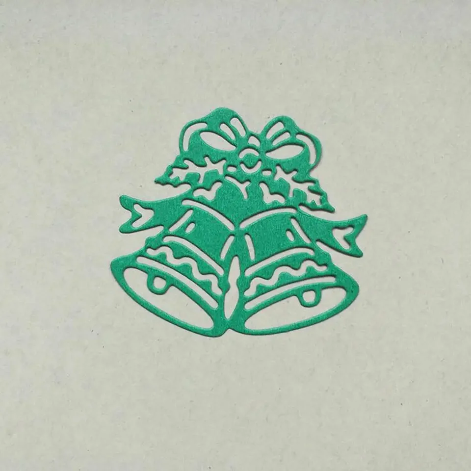 SpirWoRchlan Fustella A Forma Di Angelo In Acciaio Al Carbonio, 4,5 X 8,2 Cm, Per Scrapbooking, Biglietti Fai Da Te, Goffratura, Natale - 4
