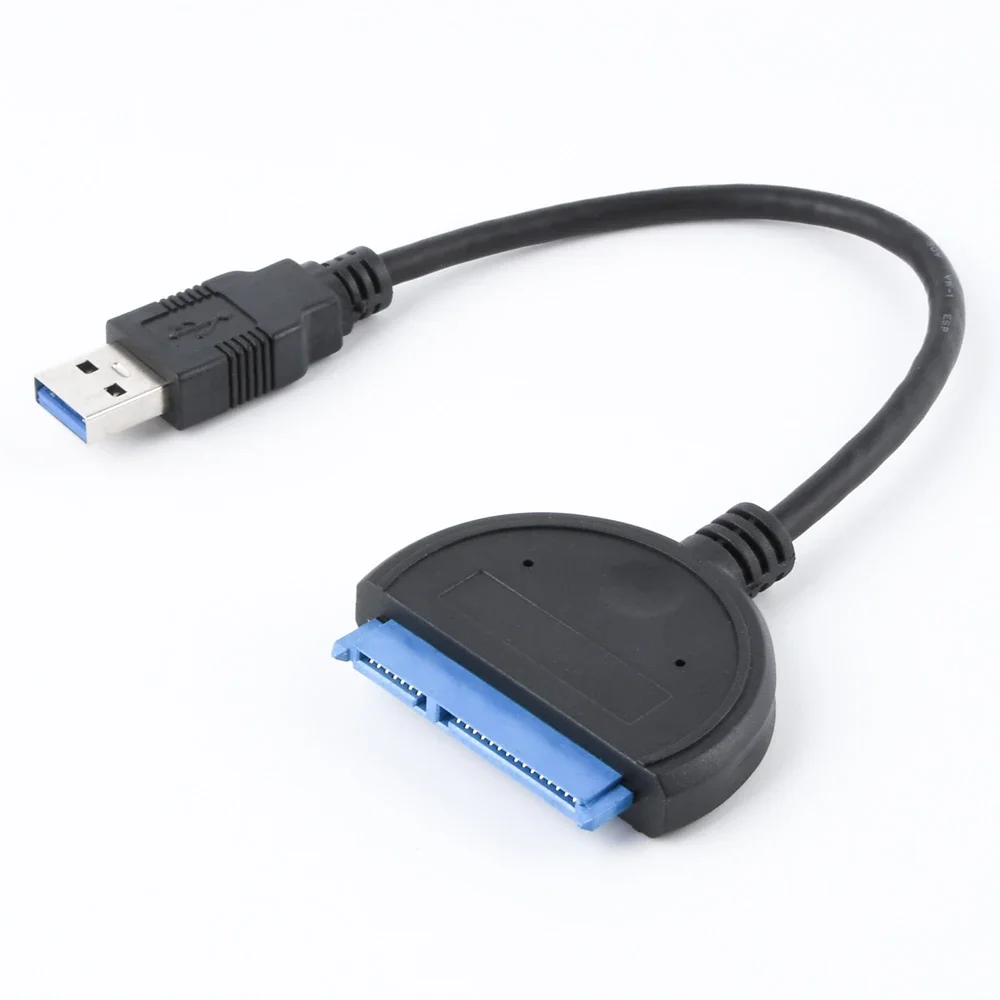 

Кабель-преобразователь USB 3,0 к SATA, кабель USB C 3,0 к SATA для внешних SSD/HDD жестких дисков 2,5 дюйма с 22-контактным Suppot для ноутбуков и ПК