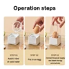 DMWD Mini Electric Egg Steamer Multifunctional Food Steamer Double Layer Bun Corn Milk Steamed Cooking Machine Breakfast Maker 2