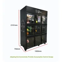 Distributeur automatique de fleurs commercial avec réfrigération pour fleurs fraîches 2