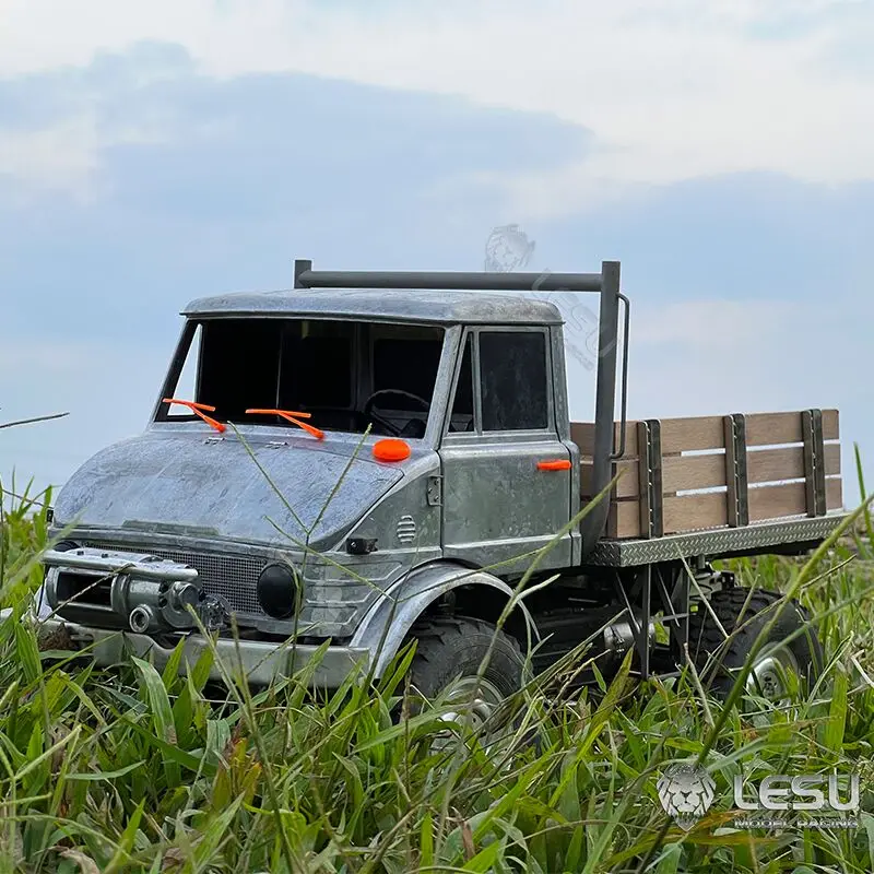 In Stock New LESU 1/10 4*4 RAVE-UM406 Mini RC Off Road Car Metal 2 Speed Transmission Climbing Remote Control Toys KIT Vehicle 5
