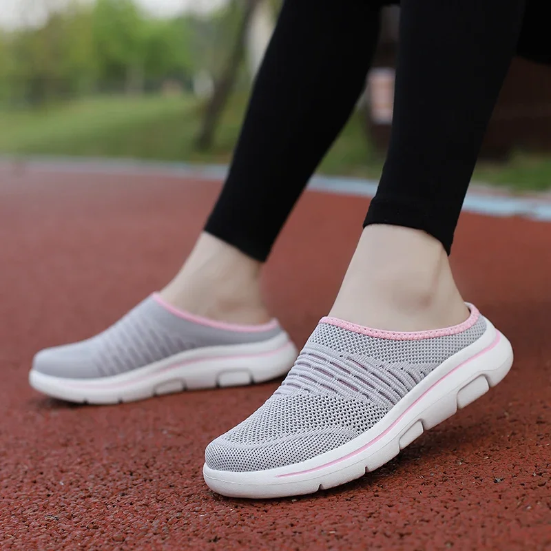 Women Slippers Sandals Summer Beach Slippers Women Breathable Mesh Flat Shoes Walking Zapatos Mujer Home women sandals,slippers sandals,women slippers,flat slippers