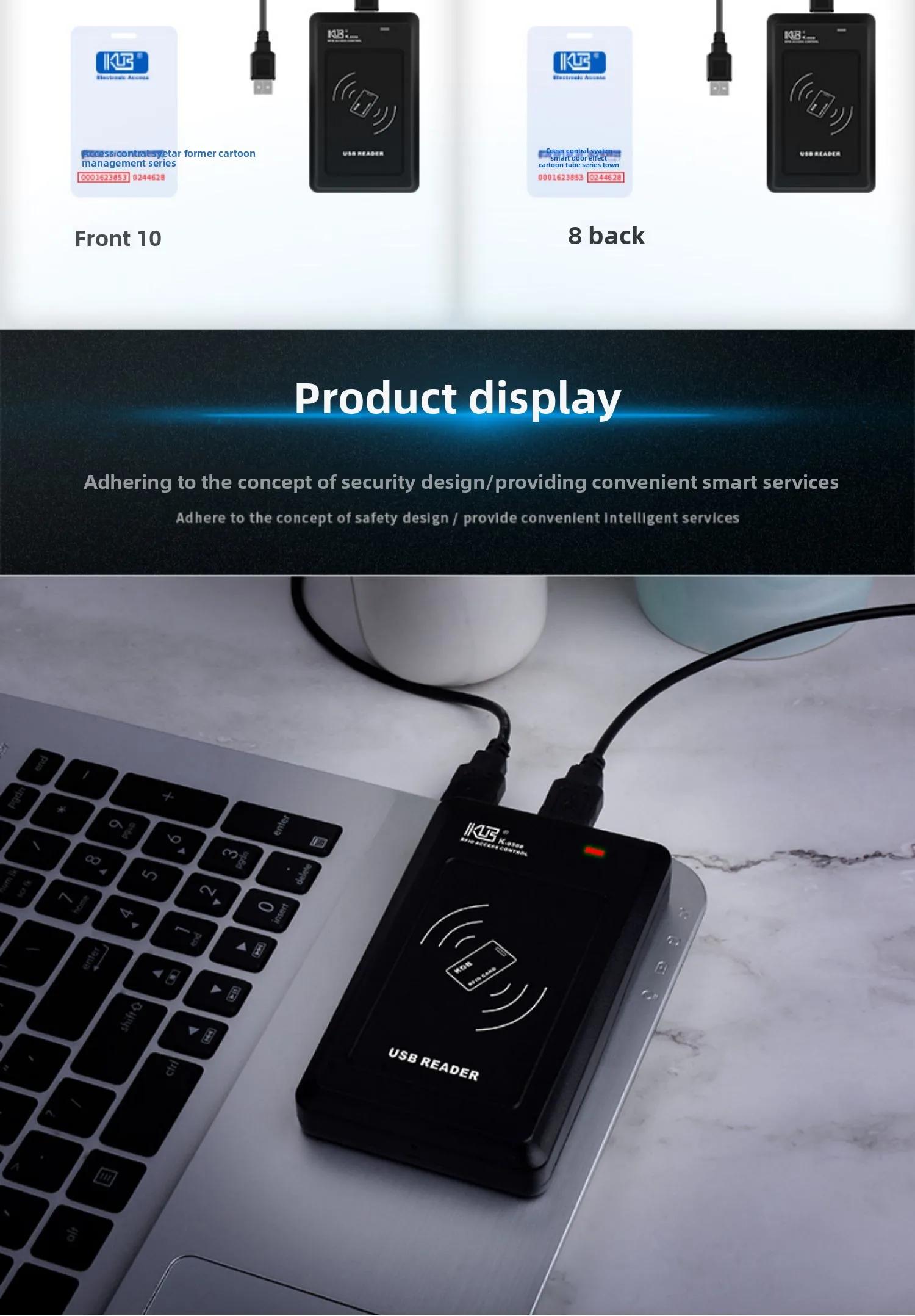 K Series K-0508 Access Card Dispenser IDIC Universal USB Driver Card Reader Inte