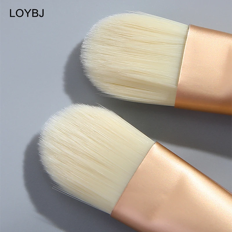 10/20/50Pcs 페이셜 마스크 브러쉬 팬 모양의 부드러운 얼굴 전문 메이크업 브러쉬 나무 손잡이 휴대용 스킨 케어 화장품 도구
