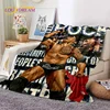 3D The Rock Dwayne Johnson Actor Soft Flannel Blanket,Throw Blanket Comfortable Blanket for Picnic Beds Sofa Home Bedroom Gift 1