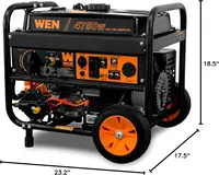 120V/240V Portable Generator with Electric Start Transfer Switch Ready, 4750-Watt, CARB Compliant 2