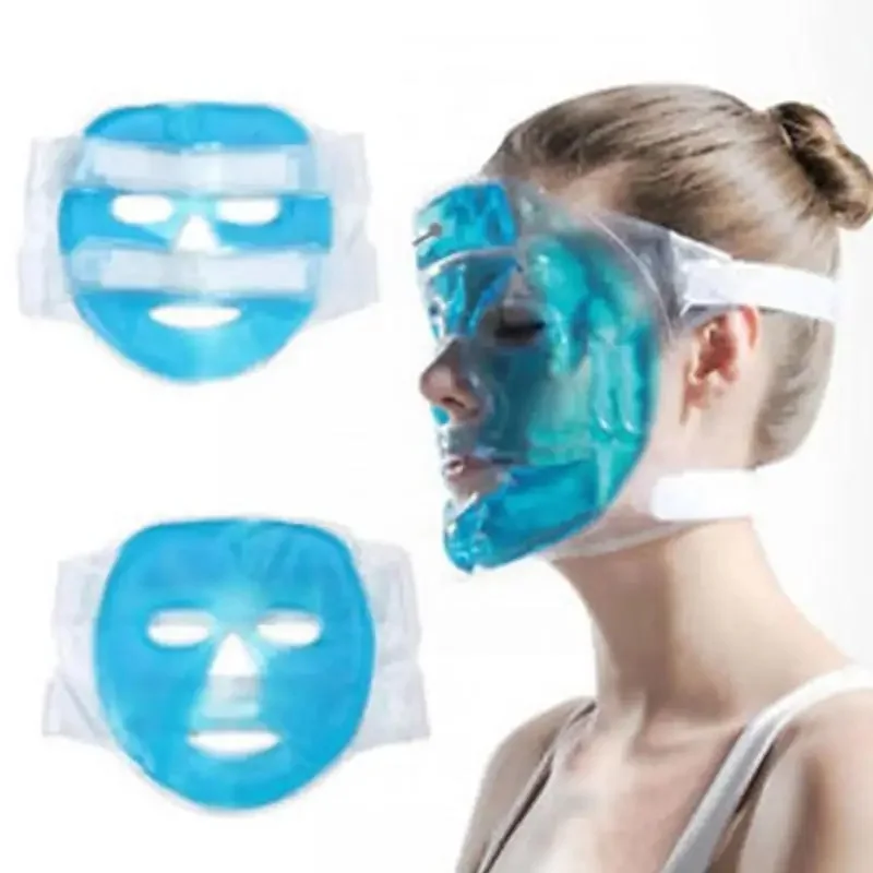 Revitalizing Gel Cooling Face Mask - Hot & Cold Therapy for Skin Firming and Relaxation