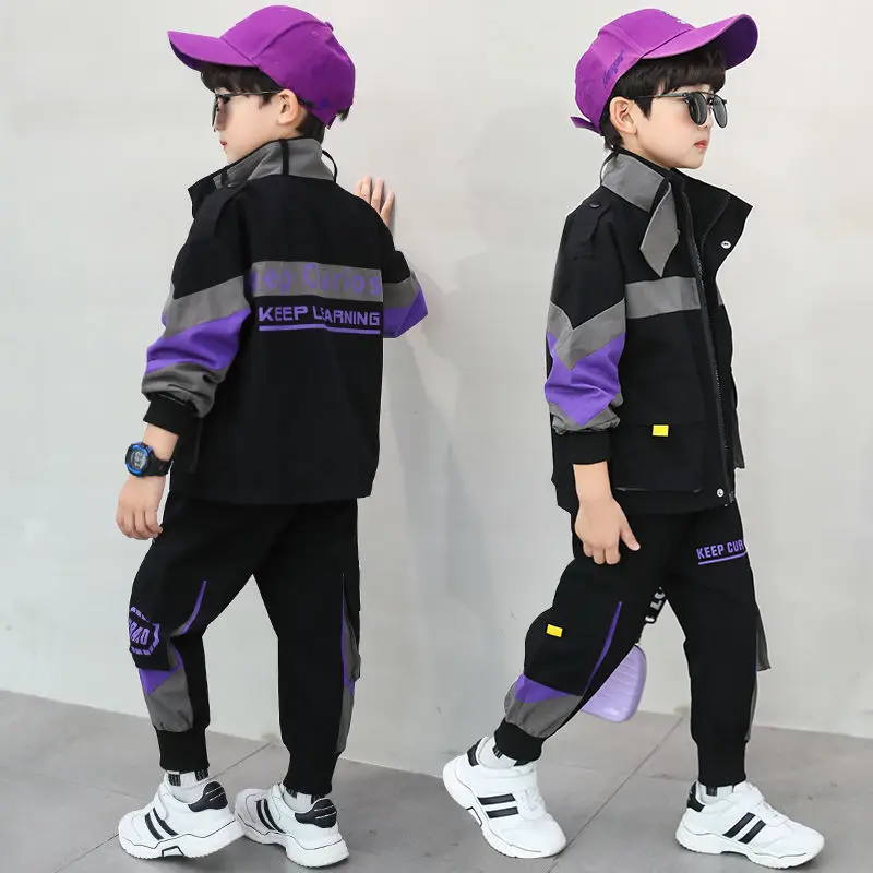 

Boys Spring Autumn Kids 5 6 8 10 12 Years Clothing Set Children Clothing Sets Kids Clothes Boys Suits For Boys Clothes Tracksuit