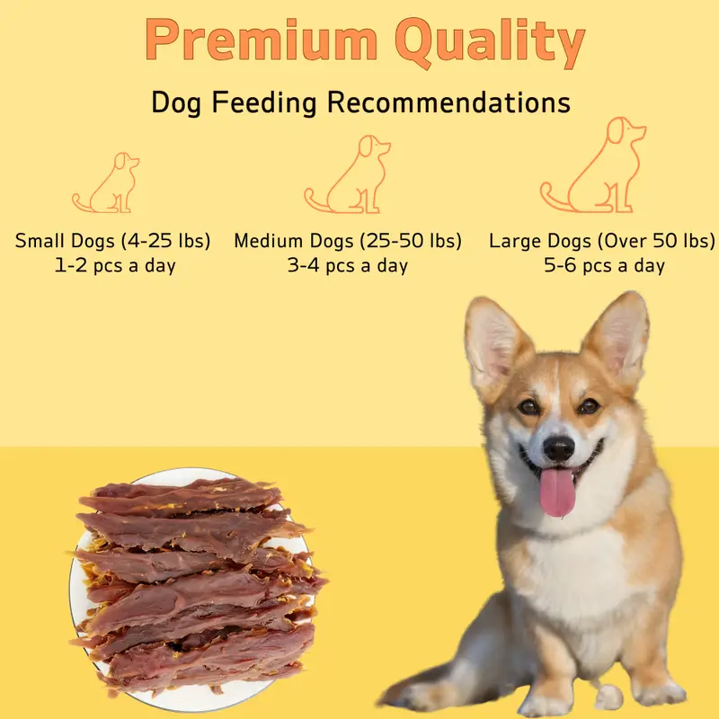 200g/400g(7.05oz/14.1oz) Duck Jerky Dog Treats For Small, Medium, Large Dog, Made With Real Pure Duck - Healthy - Image 4