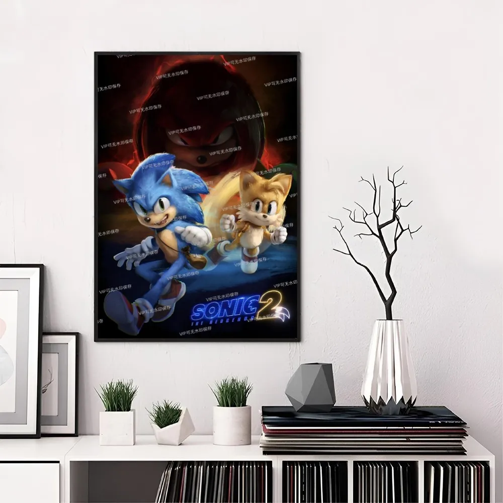 thumbnail image 1 of Póster de S-Sonic H-Hedgehogs en papel impreso para el hogar, sala de estar, dormitorio, entrada, bar, restaurante, cafetería, arte, pintura, decoración, 1 of 5