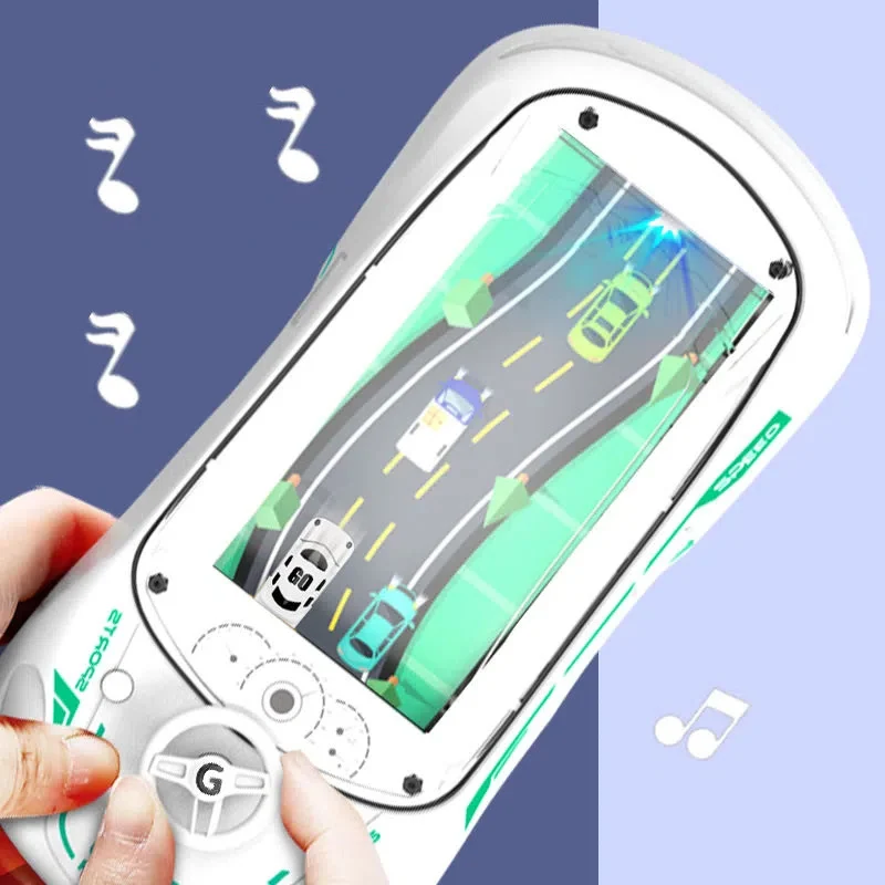 

Kids Car Adventure Toys Puzzle Simulation Racing Machine Steering Wheel Remote Control Flying Car Video Game Machine Boys Gift