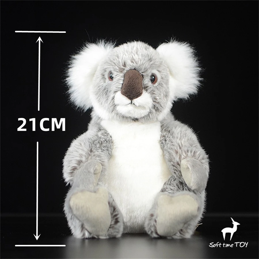 Koala High Fidelity Anime Cute Plushie Koala Bear Plush Toys Lifelike Animals Simulation Stuffed Doll Kawai Toy Gifts For Kids 2
