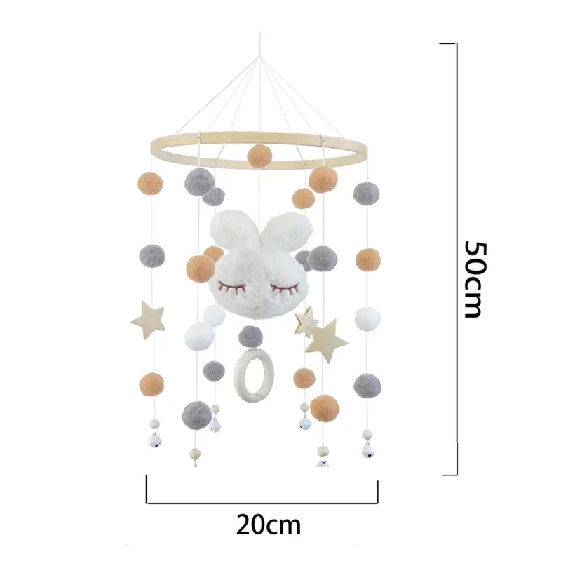  딸랑이 장난감 0-12 개월 침대에 나무 모바일  뮤직 박스 침대 벨 교수형 장난감 홀더 브래킷 용 침대 소녀 장난감