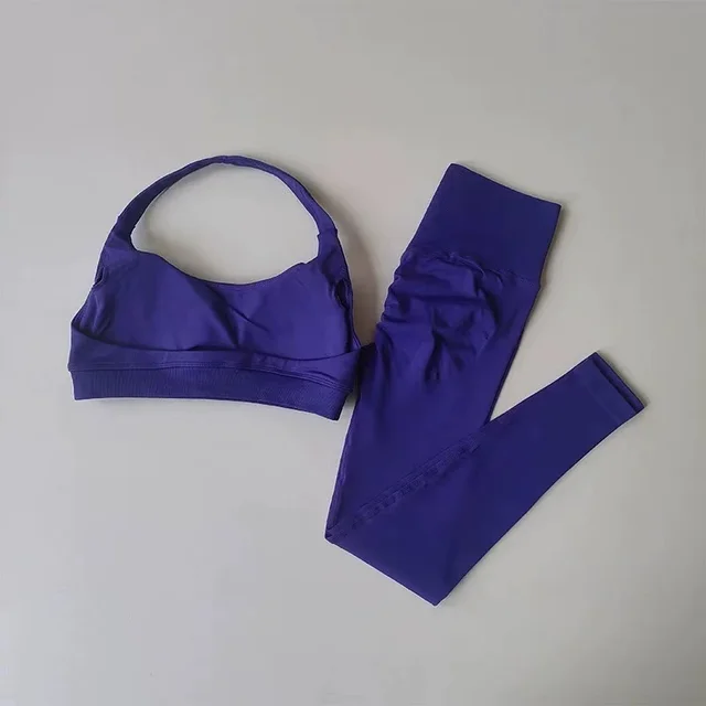 61252-f643f6.jpg Seamless Yoga Suit Women's Beauty Back Sports Bra Lingerie Peach Buttocks Fitness High Waist Legigngs Gym Yoga Suit Pilates Set