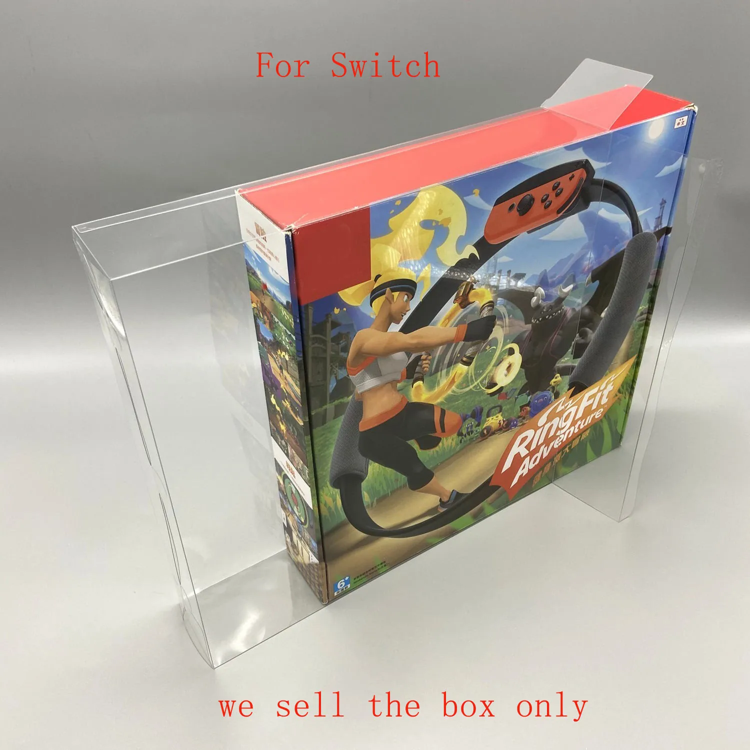 Cover Trasparente In Pet Trasparente Per Switch Ns Ring Fit Adventure Game Storage Display Box Collection Case