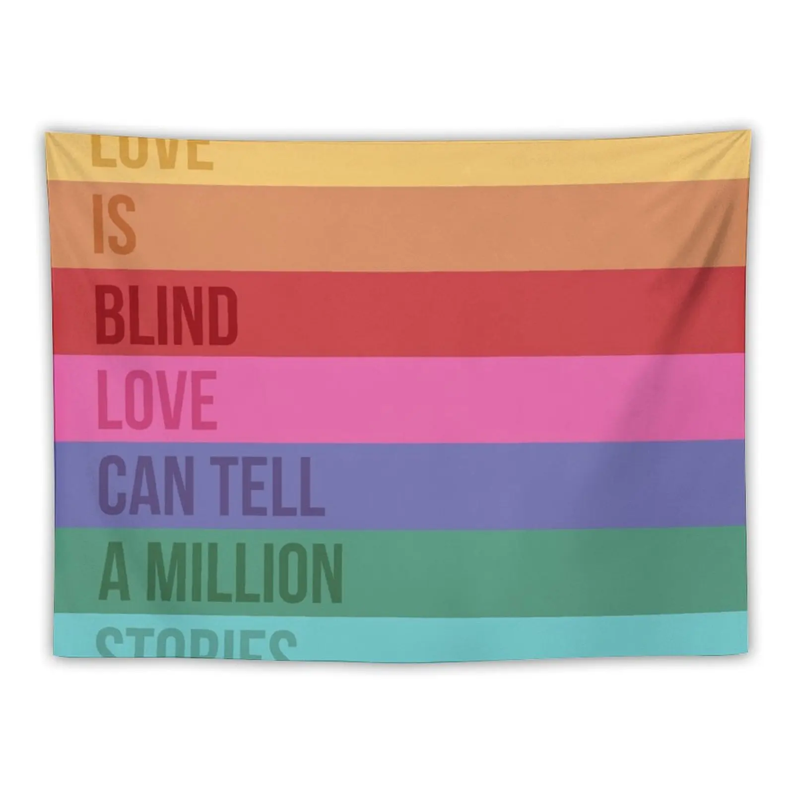 

Love is Blind Square / Falsettos Tapestry Wall Coverings Korean Room Decor Tapestry